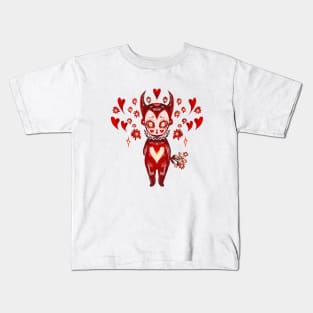 Demon in love Kids T-Shirt